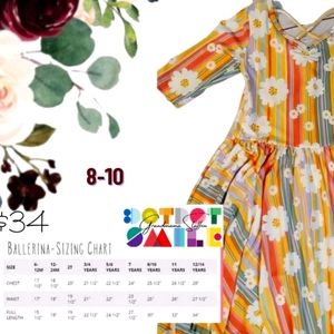 8-10 DDS Floral Ballerina